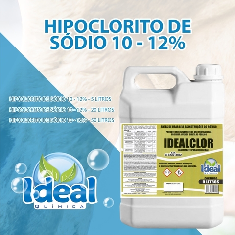 Sanitizante Hipoclorito - 5 Litros