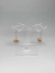 AROS SALMA RACIMO SILVER PERLA