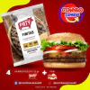 Combo 024 - Hamburguesa 55 Gr - 4 Unidades