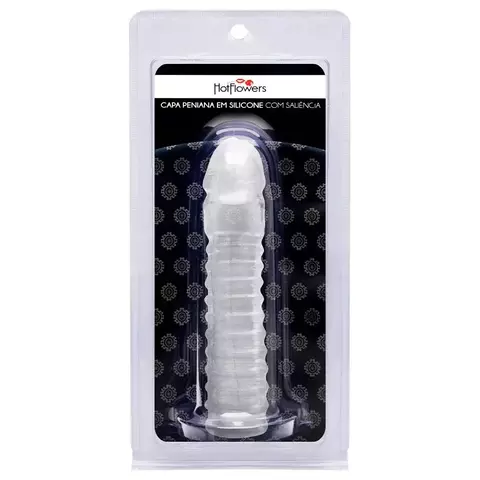 Capa Peniana em Silicone com Saliência