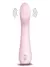 Vibrador Ponto G Recarregável com 9 Vibrações Ponta Texturizada e Luz de Led na Base Lisa 19,3 x 4,4 cm