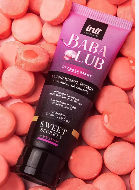 Lubrificante Babalub - Sabor Bubbaloo de Tutti-Frutti