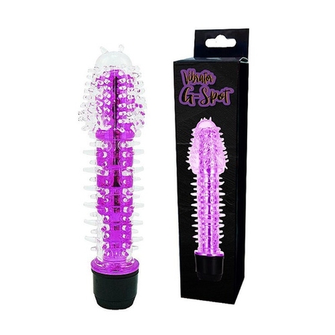 Vibrador Personal Com Capa Texturizada Roxo