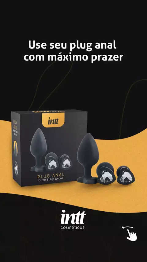 KIT Plug Anal Formato Coração