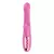 VIBRADOR SILICONE DIBE SOBE E DECE ROSA 7467