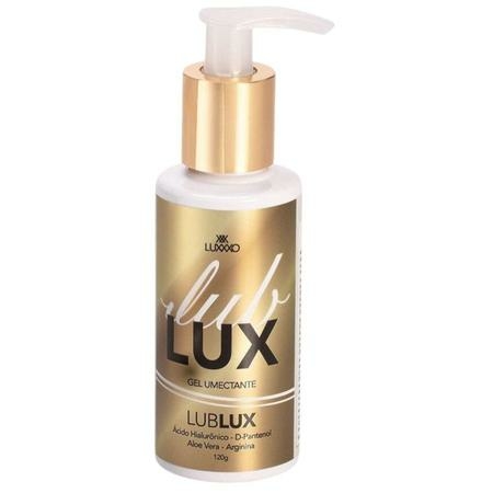 LUB LUX - LUBRIFICANTE NEUTRO COM ACIDO HIALURÔNICO D-PANTENOL ALOE VERA E ARGININA - LUXXXO
