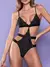 BODY SENSUAL COM STRASS - PRETO YAFFA