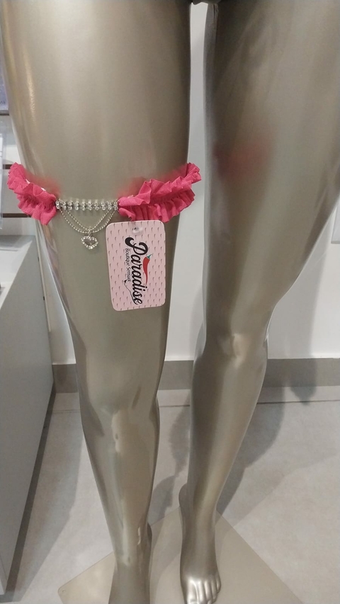 Persex Strass Jóia Coração Pink