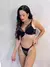 Conjunto com bojo tule e renda com strass CONJUNTO PÉTALAS DE PAIXÃO - loja online