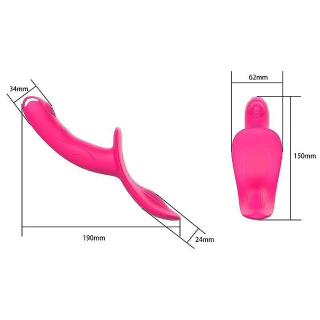 Cinta Peniana com Vibrador e Controle Remoto — miniatura 3