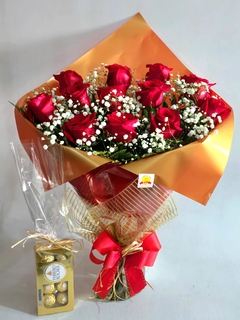 BUQUÊ REQUINTE - ROSAS COLOMBIANAS - comprar online
