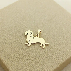 Pingente Dachshund - Banho Ouro 18 - comprar online