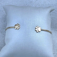 Bracelete Patinhas Cheias - Banho ouro 18 na internet