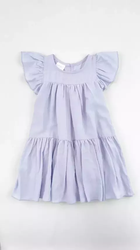 Vestido lino Lavanda