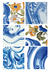 Poster patchwork azulejos Portugues - digital na internet