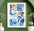 Poster patchwork azulejos Portugues - digital - comprar online