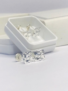 Aros Abridores De Plata Flor