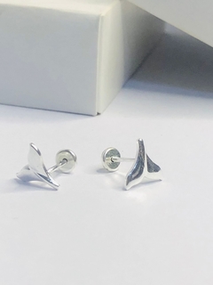 Aros abridores de plata colita de ballena