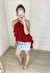 Blusa Fabi babado frente única