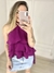 Blusa Fabi babado frente única - Momai
