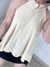 Blusa com gola nude - Momai