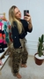 Calça animal print na internet