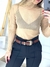 Blusa tule Nude