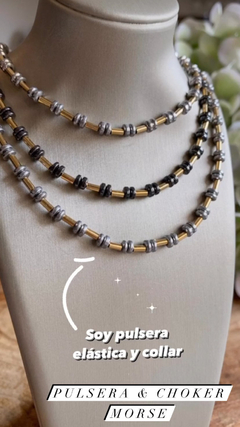 Collar o pulsera Clave Morse - Armonies 
