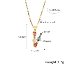 Imagen de Collar Inicial Zirconias