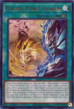 Peaceful Planet Calarium Yugioh Tcg - comprar en línea