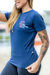 Camiseta Feminina [Endorfina Não Costuma Faiá] - Modelo Baby Look