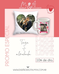 Taza y almohada