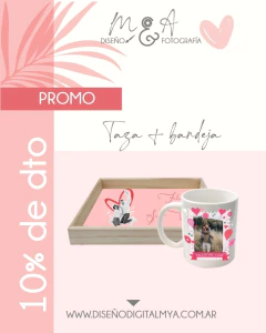 Taza y bandeja