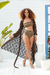 Vestido/Saída Caribe - Preto c/ Dourado - comprar online