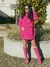 Blusão Tricot Bolso - Rosa
