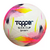 Bola de Futebol Society Topper Slick Cup - Amarelo Fluorescente+Azul