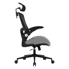 Cadeira DT3 Office Vita Super H Cinza, Mesh, Classe 4, 2D, Suporta Até 120kg - comprar online