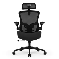 Cadeira DT3 Office Vita Super H Black, Mesh, Classe 4, 2D, Suporta Até 120kg