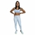 Calça Legging Canelada Branca Moari Training