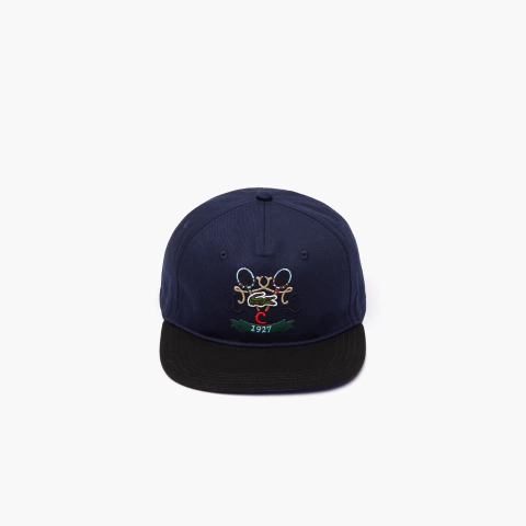 BONÉ LACOSTE ABA RETA - AZUL MARINHO