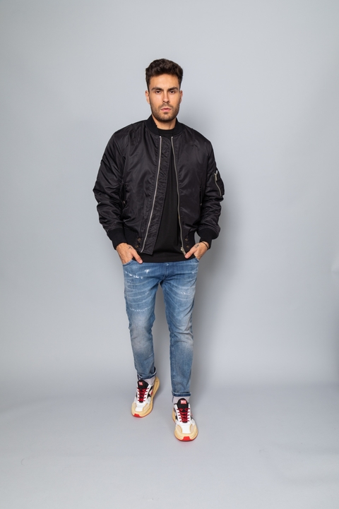 JAQUETA DIESEL J-FIGHTERS-NW - BLACK