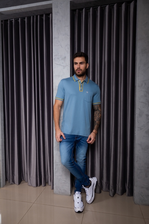 POLO ORIGINAL PENGUIN - AZUL