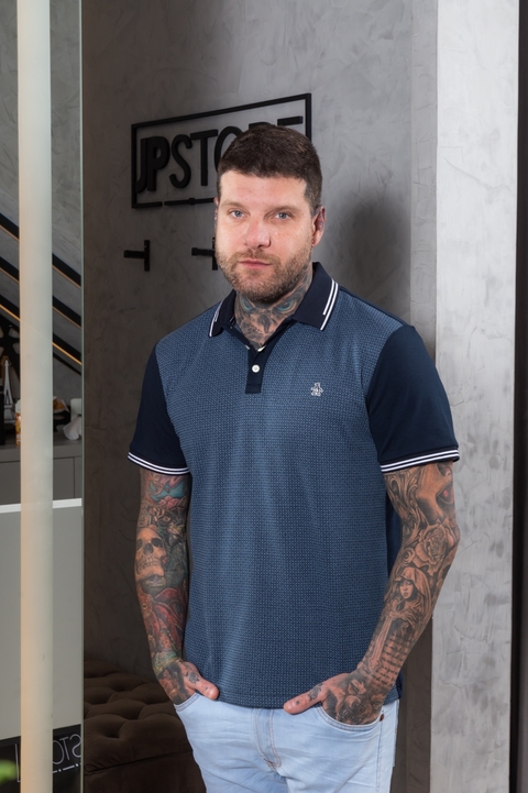 POLO ORIGINAL PENGUIN - AZUL MARINHO