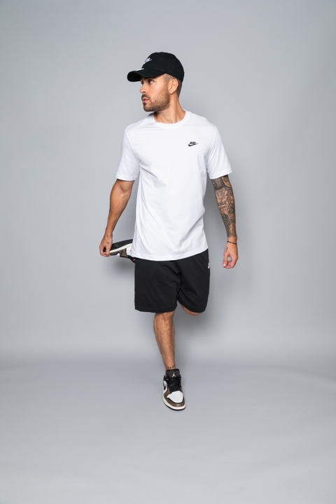 T-SHIRT NIKE CAM MC M CLUB TEE - BRANCA