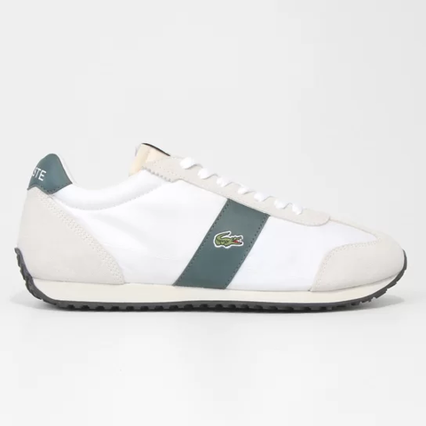 TÊNIS LACOSTE COURT PACE 0121 1 SMA OFF WHT/VERDE