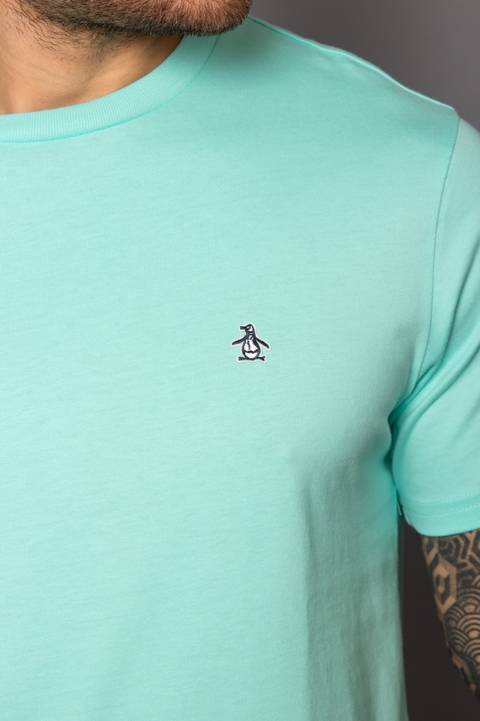 T-SHIRT ORIGINAL PENGUIN CLÁSSICA - AZUL ÁGUA