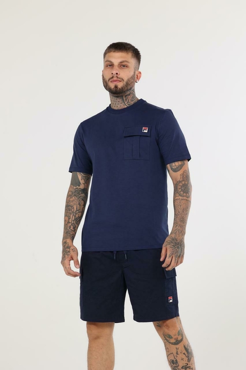 T-SHIRT FILA RIGGS - AZUL MARINHO
