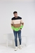 SUETER TOMMY HILFIGER SPRING COLOURBLOCK - AZUL MARINHO/ BEGE/ VERDE - tienda online