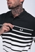 POLO FRED PERRY WITH STRIPE DETAIL - VERDE/ BRANCO