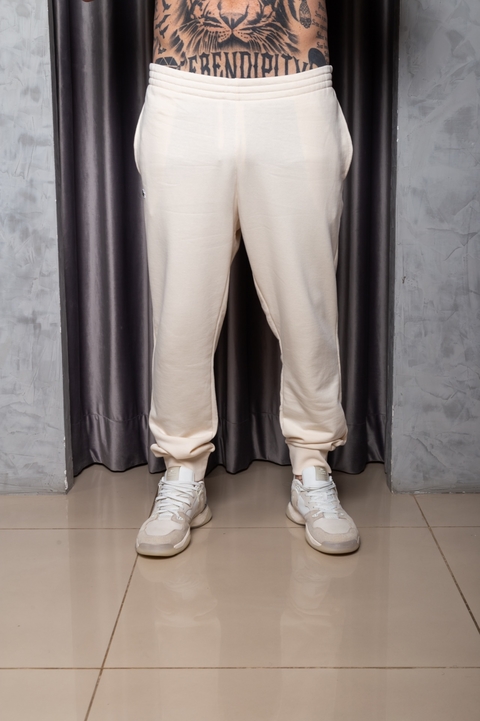 CALÇA MOLETOM LACOSTE SPORT - BEGE CLARO